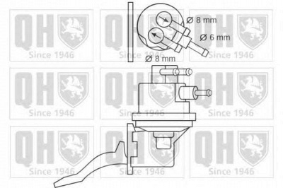 QUINTON HAZELL qfp237 -  Топливный насос